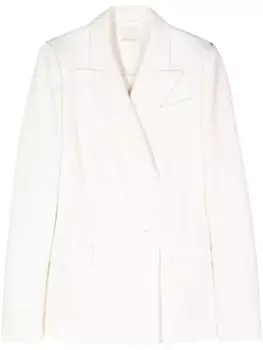 Двубортный блейзер Sestri Sportmax, белый