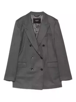 Двубортный блейзер Seventy, серый