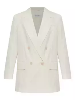 Двубортный блейзер Suez MAX MARA, нейтральный