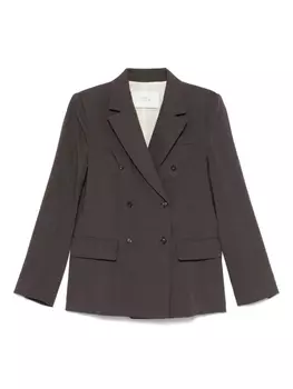 Двубортный блейзер Tela, коричневый