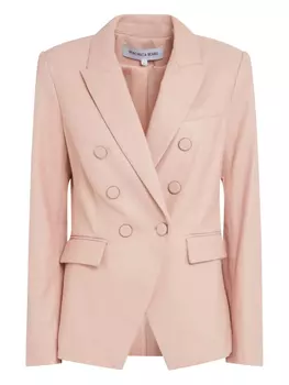 Двубортный блейзер Veronica Beard, розовый