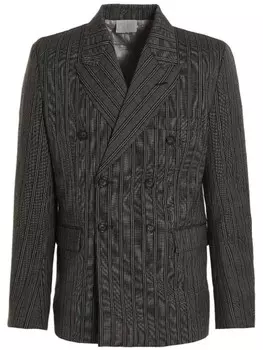 Двубортный блейзер VTMNTS, серый