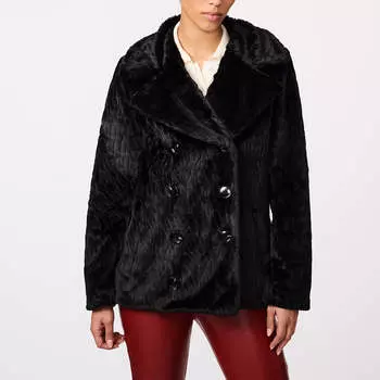 Двубортный бушлат Bernardo, черный