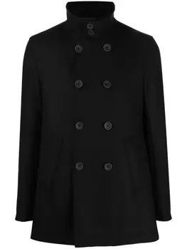 Двубортный бушлат Herno, черный