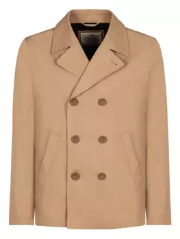 Двубортный бушлат Herno, нейтральный