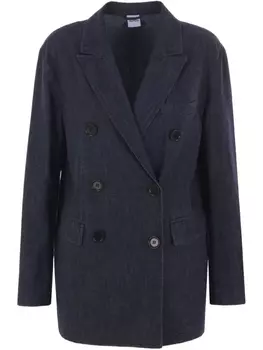 Двубортный джинсовый пиджак ASPESI, синий