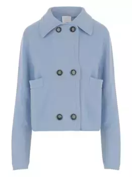 Двубортный кардиган ALLUDE, синий