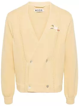 Двубортный кардиган BODE, желтый