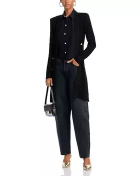 Двубортный кардиган L'AGENCE Noe, черный