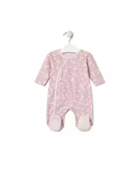 Двубортный комбинезон из хлопка с принтом Kaos Tous, цвет Rosa