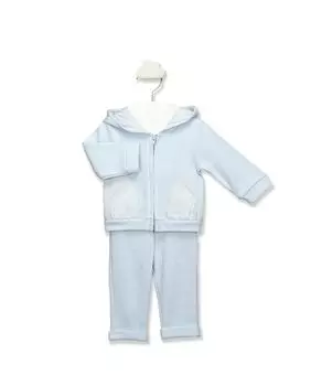 Двубортный комплект для мальчика синего цвета BABID, синий