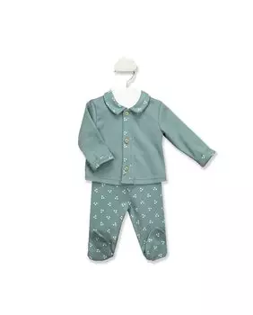 Двубортный комплект для мальчика зеленого цвета BABID, зеленый