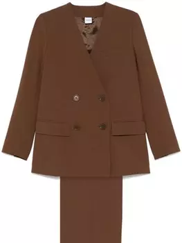 Двубортный костюм ASPESI, коричневый