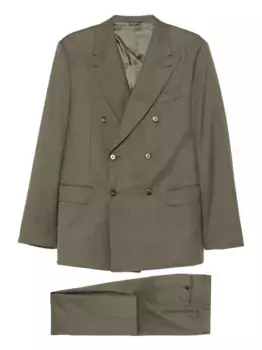 Двубортный костюм Caruso, зеленый
