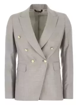 Двубортный костюм COLAMARINO, серый