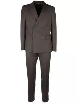 Двубортный костюм Corneliani, коричневый