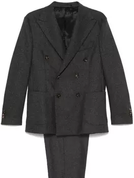 Двубортный костюм Doppiaa, серый