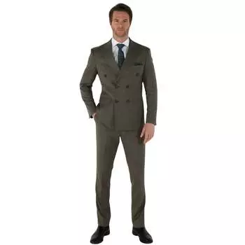 Двубортный костюм Курт из двух частей Paul Andrew, цвет sage