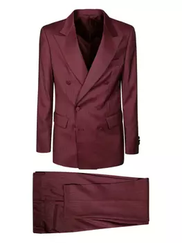 Двубортный костюм MARSEM, красный