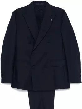 Двубортный костюм Tagliatore, синий