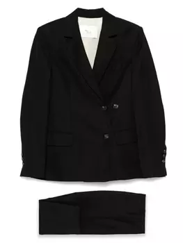 Двубортный костюм Tela, черный