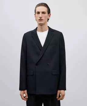 Двубортный пиджак Adolfo Dominguez, черный