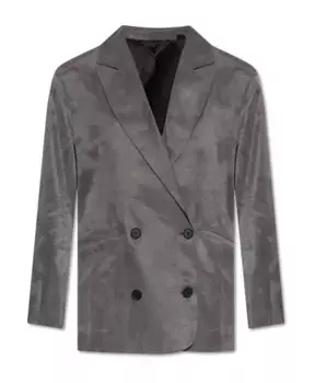 Двубортный пиджак Allsaints, серый