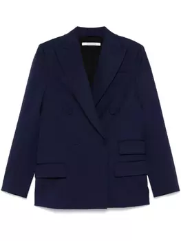 Двубортный пиджак Another Tomorrow, синий
