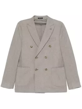 Двубортный пиджак BRERAS MILANO, коричневый