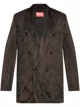 Двубортный пиджак Diesel, коричневый