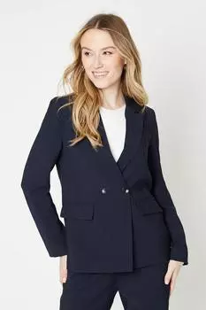Двубортный пиджак Dorothy Perkins, темно-синий