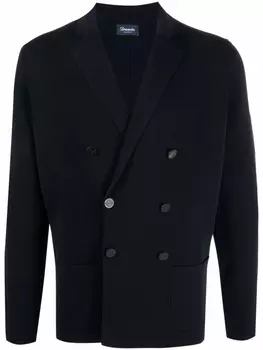 Двубортный пиджак Drumohr, синий