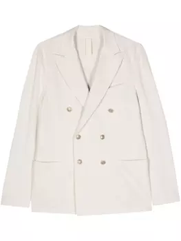 Двубортный пиджак Eleventy, бежевый