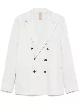 Двубортный пиджак Eleventy, серый