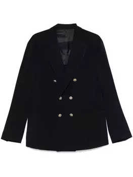 Двубортный пиджак Eleventy, синий