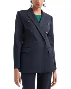 Двубортный пиджак Emporio Armani, синий