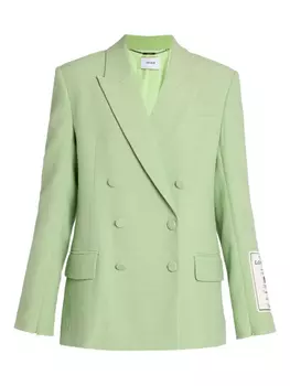 Двубортный пиджак ERDEM, зеленый