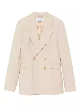 Двубортный пиджак Gabriela Hearst, нейтральный