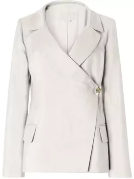 Двубортный пиджак Genny, белый
