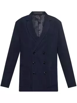 Двубортный пиджак Giorgio Armani, синий