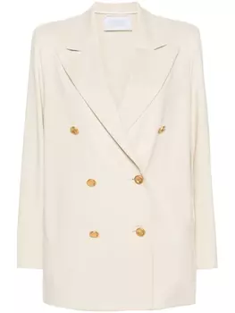 Двубортный пиджак Harris Wharf London, бежевый