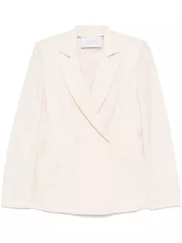 Двубортный пиджак Harris Wharf London, нейтральный цвет