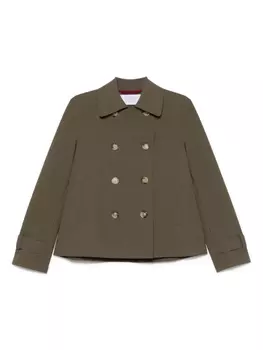 Двубортный пиджак Harris Wharf London, зеленый