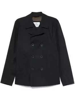 Двубортный пиджак Herno, синий