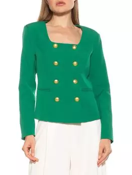 Двубортный пиджак Jacki Alexia Admor, цвет Bright Green