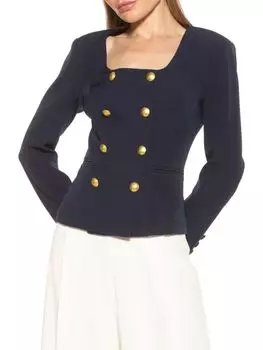 Двубортный пиджак Jacki Alexia Admor, темно-синий