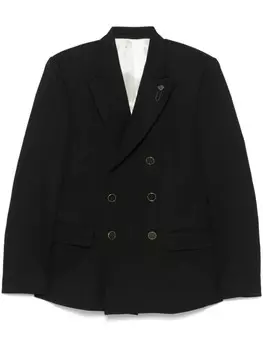 Двубортный пиджак Lardini, черный