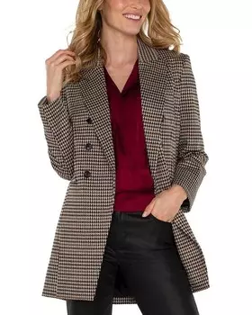 Двубортный пиджак Liverpool Los Angeles, мультиколор