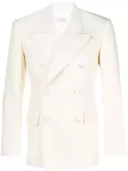 Двубортный пиджак MAISON MARGIELA, нейтральный