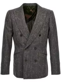 Двубортный пиджак Маурицио Мири Maurizio Miri, серый